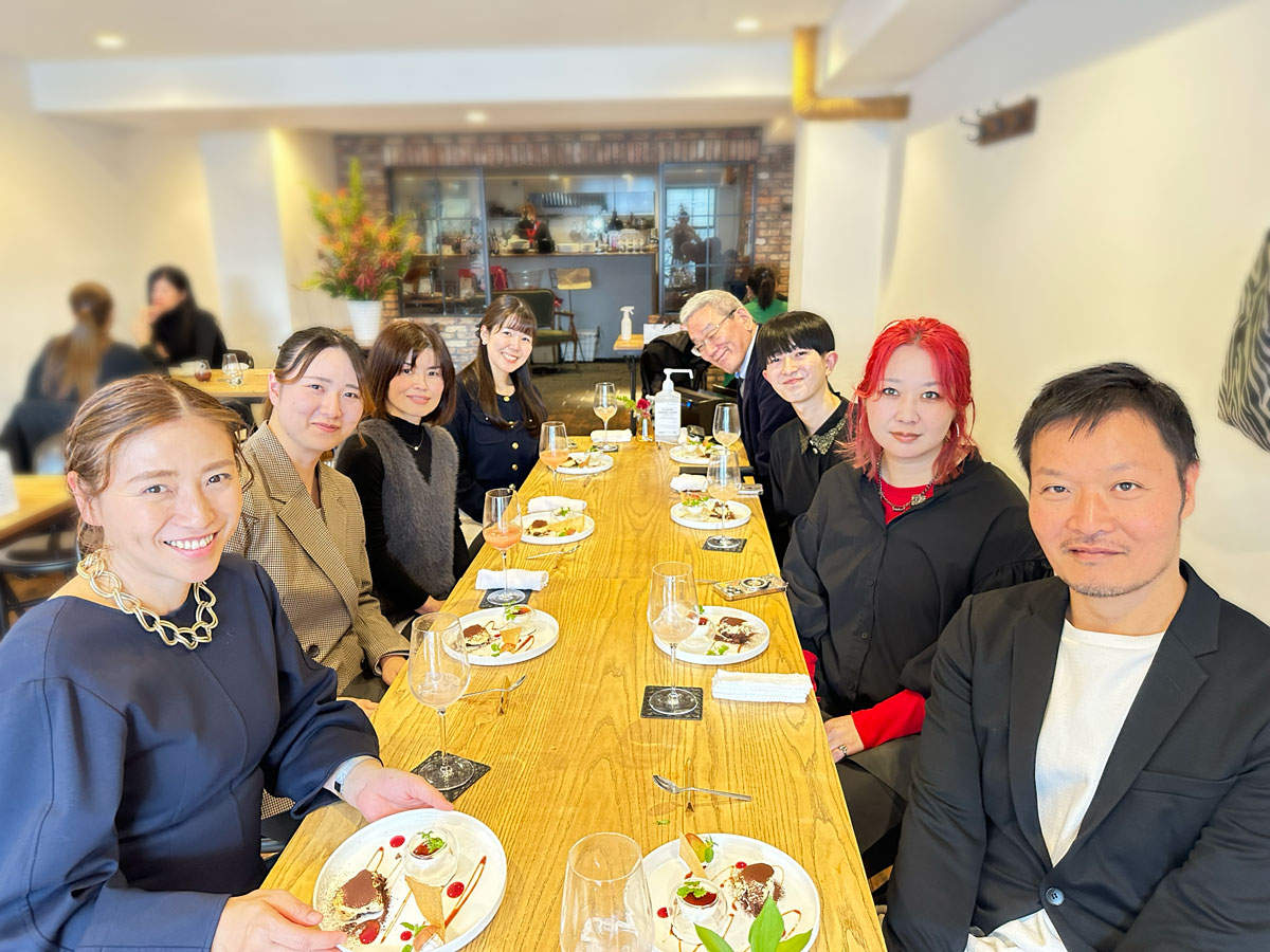ザ・ブラッセリーランチ忘年会の様子