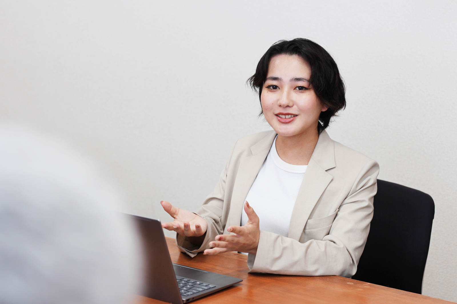 天方産業三浦様インタビューの様子_3